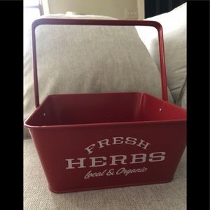 Red Herb Basket